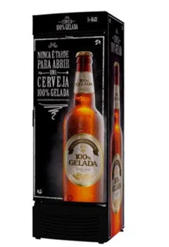 CONSERVADOR VERTICAL DE CERVEJAS 431L - PORTA DE CHAPA