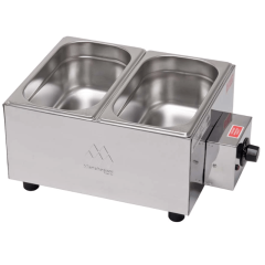 DERRETEDEIRA DE CHOCOLATE MARCHESONI INDUSTRIAL 2 CUBAS 2,5 KG 220V