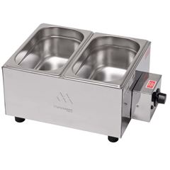 DERRETEDEIRA DE CHOCOLATE MARCHESONI INDUSTRIAL 2 CUBAS 2,5 KG 220V