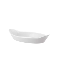 TRAVESSA OVAL COM ALÇA 23CM PORCELANA SCHMIDT CLS-004