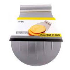 PLACA SALVA BOLO 33CM INOX