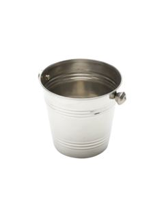 BALDE PARA GELO DE AÇO INOX PRIME 12CM/900ML- LYOR