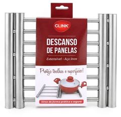 SUPORTE PANELAS ACO INOX 20X22CM- CK4222