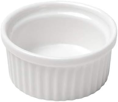 RAMEQUIM DE PORCELANA CLASSIC 7X4CM BRANCO LYOR