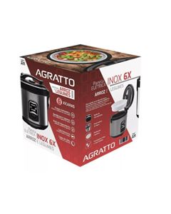 PANELA ELET ARROZ INOX/VISOR AGRAT PAI6X