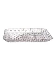 TRAVESSA DE CRISTAL TRESS 25CM X 13CM X 2CM - LYOR