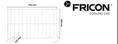 DIVISÓRIA FRICON IHB 568 BRANCA — ACESSÓRIO ORIGINAL PARA ILHA ICED 568 DA FRICON