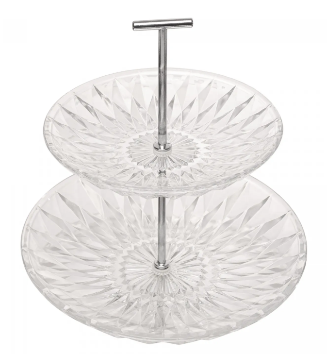 PORTA DOCE 2 ANDARES DIAMOND 25CM-220619