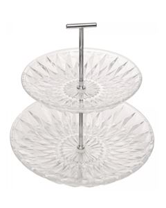 PORTA DOCE 2 ANDARES DIAMOND 25CM-220619