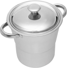 LYOR - CUSCUZEIRA DE AÇO INOX 16CM X 16CM X 20CM