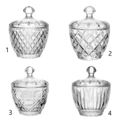 POTICHE DE CRISTAL - 8,5X11 CM - SORTIDO - 220996 - LYOR