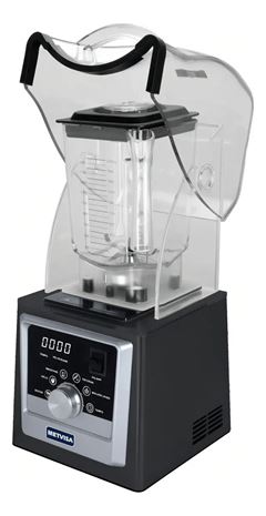 LIQUIDIFICADOR METVISA BL212ED DIGITAL 2000W PRETO COM ABAFADOR 2L