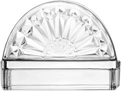 PORTA GUARDANAPOS DE CRISTAL SUN 13CM X 4,5CM X 9CM