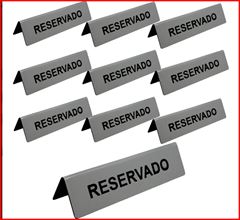 PLACA RESERVADO