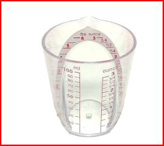 COPO DOSADOR PLASTICO 88ML - 5731