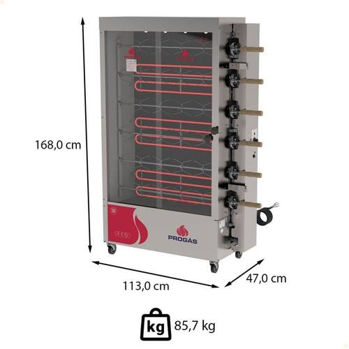 FORNO ASSADOR ROTATIVO ELÉTRICO PROGÁS