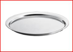 BANDEJA DE GARÇOM 40CM AÇO INOX ARIENZO